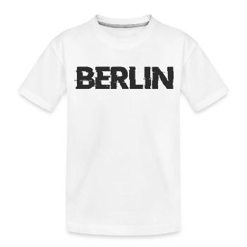 Lettrage Berlinois - T-shirt bio Premium Enfant - blanc - Devant