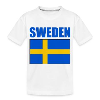Suède - T-shirt bio Premium Enfant - blanc - Devant
