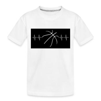 Basketball Streetball streetball basketball - Kinder Premium Bio T-Shirt - Weiß - Vorne