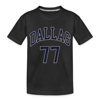 Dallas 77 - T-shirt bio Premium Enfant - noir - Devant