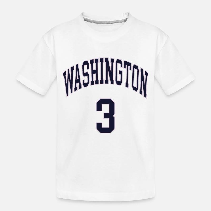 Washington 3 - Kinder Premium Bio T-Shirt - Weiß