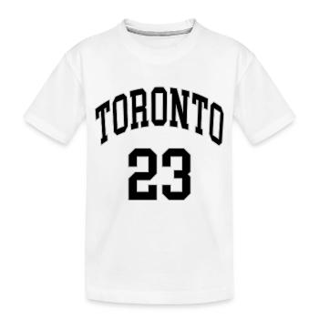 Toronto 23 - T-shirt bio Premium Enfant - blanc - Devant