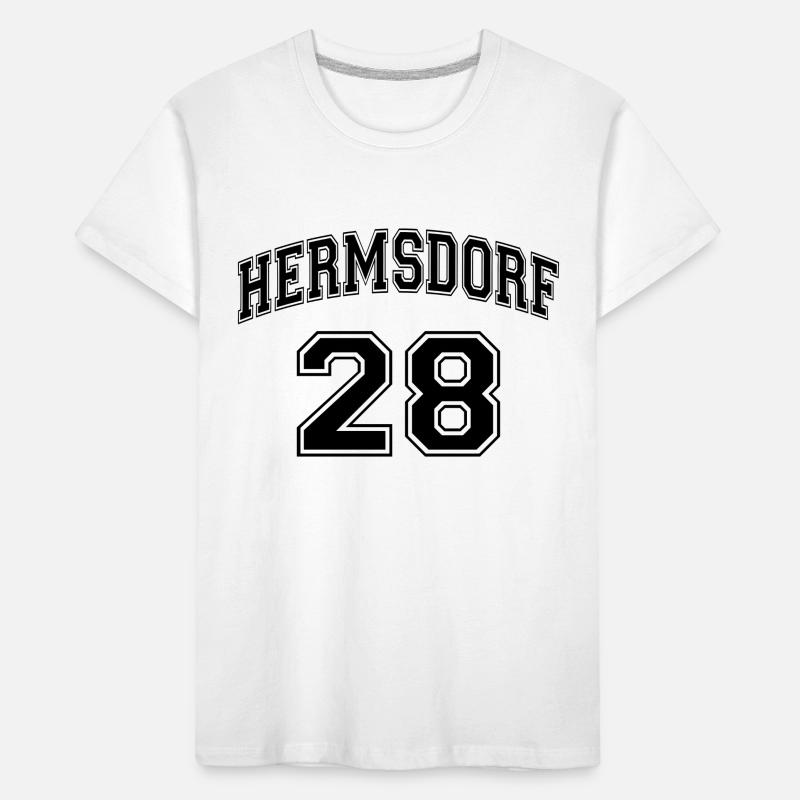 HERMSDORF 28 Nostalgia Design Berlin District Zip Code Kids' Premium Organic T-Shirt