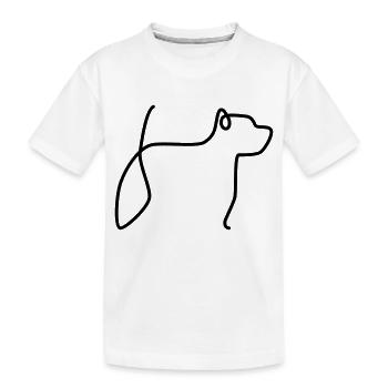 West Higland Terrier - Kids' Premium Organic T-Shirt - white - Front