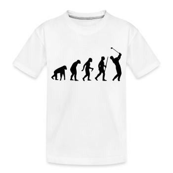 GOLF EVOLUTION - T-shirt bio Premium Enfant - blanc - Devant