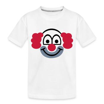 Clown - T-shirt bio Premium Enfant - blanc - Devant
