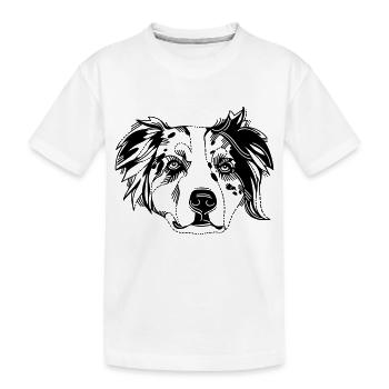 Australian Shepherd - Kids' Premium Organic T-Shirt - white - Front