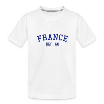 France Haut-Rhin 68 - T-shirt bio Premium Enfant - blanc - Devant