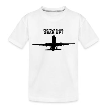 Positive Climb Gear Up - T-shirt bio Premium Enfant - blanc - Devant