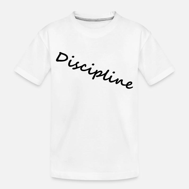 discipline - T-shirt bio Premium Enfant - blanc