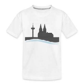 Cologne - Kids' Premium Organic T-Shirt - white - Front