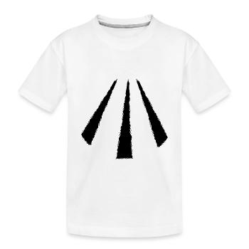 Symbole celtique Awen - T-shirt bio Premium Enfant - blanc - Devant