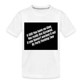 #GuidingTheGalaxy - T-shirt bio Premium Enfant - blanc - Devant
