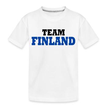 Finlande - T-shirt bio Premium Enfant - blanc - Devant
