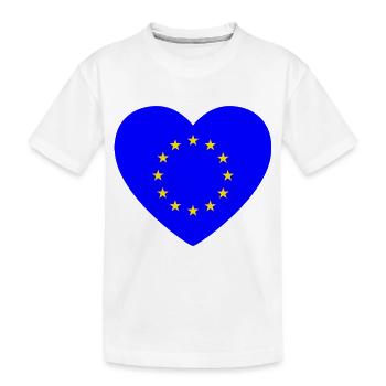 J’aime l’Europe - T-shirt bio Premium Enfant - blanc - Devant