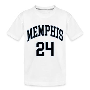 Memphis 24 - Kids' Premium Organic T-Shirt - white - Front