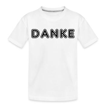 Merci - T-shirt bio Premium Enfant - blanc - Devant