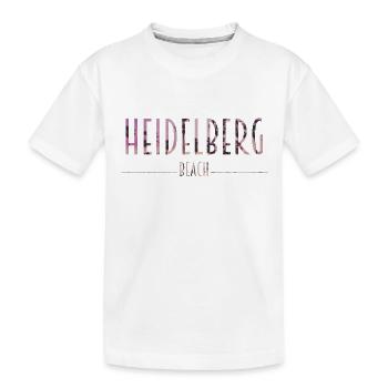 Heidelberg Beach - Kinder Premium Bio T-Shirt - Weiß - Vorne