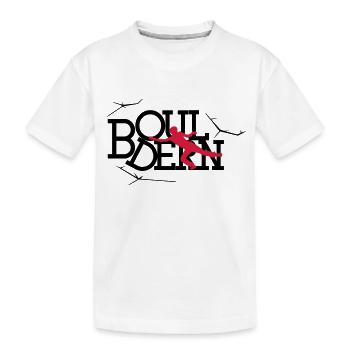 bouldering - T-shirt bio Premium Enfant - blanc - Devant