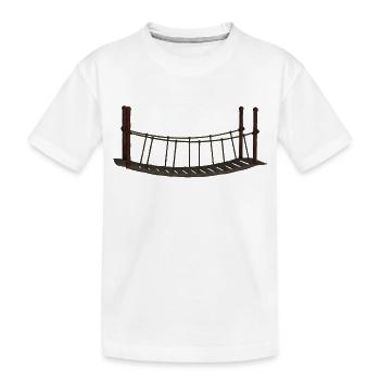 bridge bridge architecture architecture build7 - Kids' Premium Organic T-Shirt - white - Front