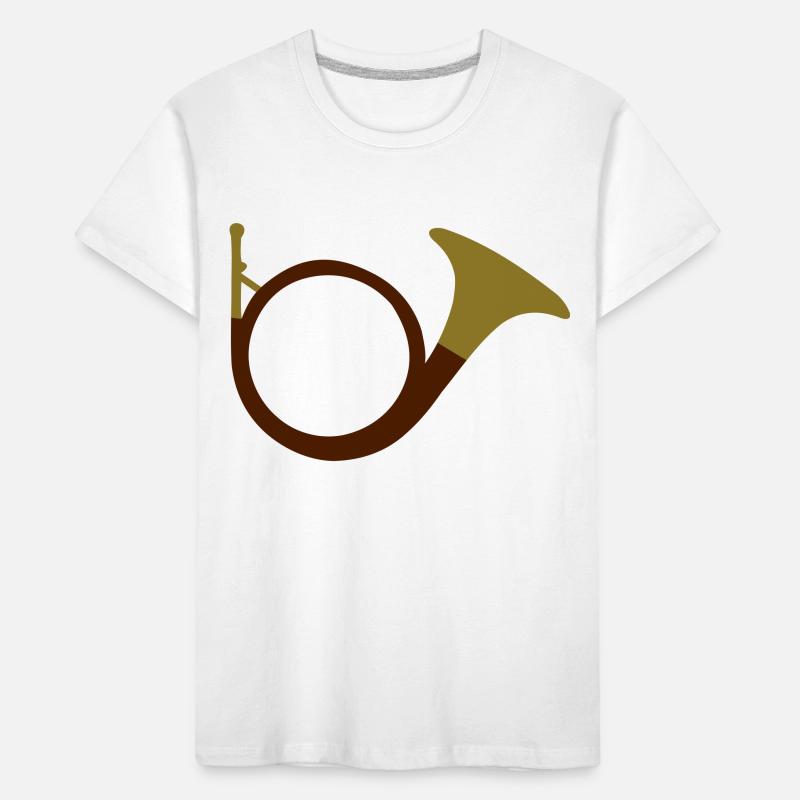 Bugle horn Kids' Premium Organic T-Shirt
