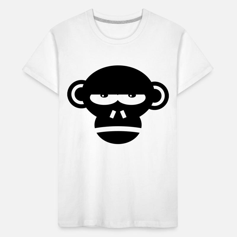 Grumpy Monkey Face Monkey Gift Gift Idea Kids' Premium Organic T-Shirt