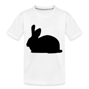 Rabbit Rabbit Bunny Rabbit Rongeurs rongeurs - T-shirt bio Premium Enfant - blanc - Devant