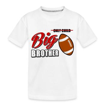 Big brother - Kids' Premium Organic T-Shirt - white - Front