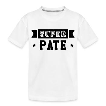 Onkel / Pate / Taufpate / Patenonkel - Kinder Premium Bio T-Shirt - Weiß - Vorne