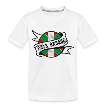 Pays Basque - T-shirt bio Premium Enfant - blanc - Devant