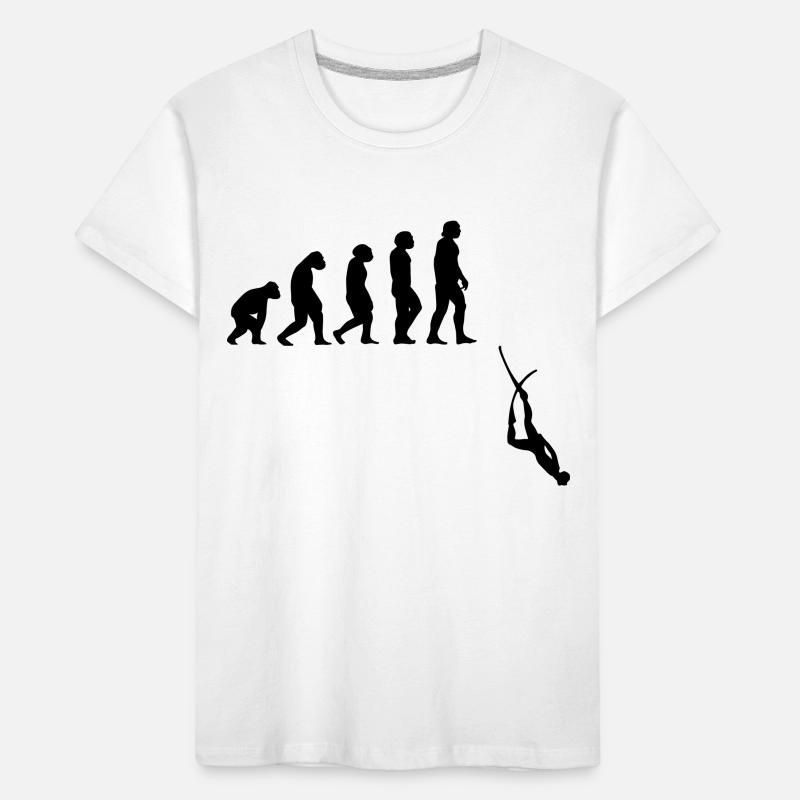 Evolution Apnoe Tauchen Kinder Premium Bio T-Shirt