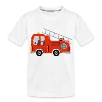 Pompier sapeurs pompiers pompiers - T-shirt bio Premium Enfant - blanc - Devant