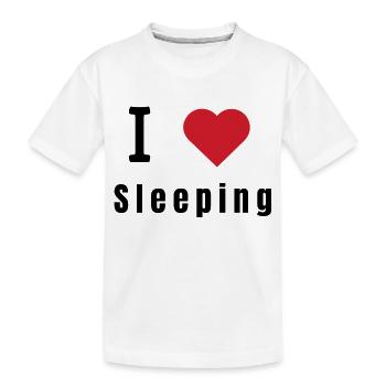 J’adore dormir - T-shirt bio Premium Enfant - blanc - Devant