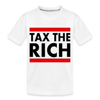 Tax the rich - T-shirt bio Premium Enfant - blanc - Devant