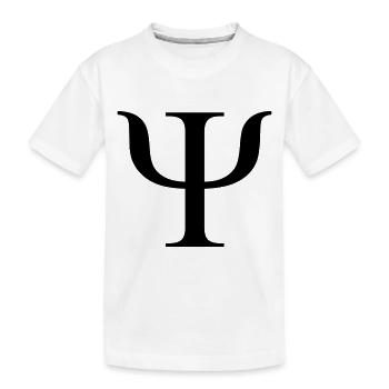 psi_v2 - Kinder Premium Bio T-Shirt - Weiß - Vorne
