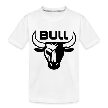 bull_3 - T-shirt bio Premium Enfant - blanc - Devant