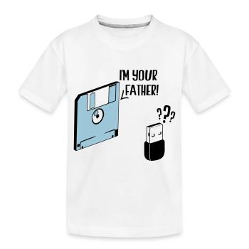 I'm your father - T-shirt bio Premium Enfant - blanc - Devant