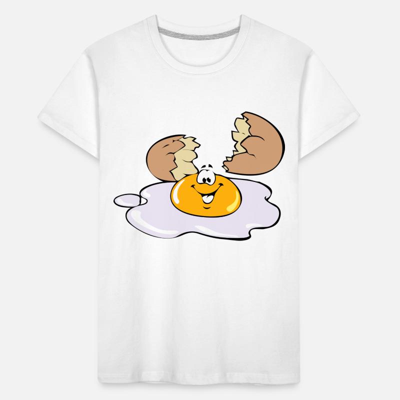 Fried Egg Egg Kids' Premium Organic T-Shirt