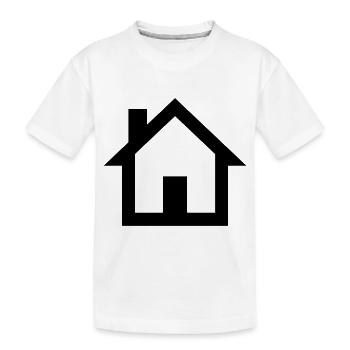 Haus - Kinder Premium Bio T-Shirt - Weiß - Vorne