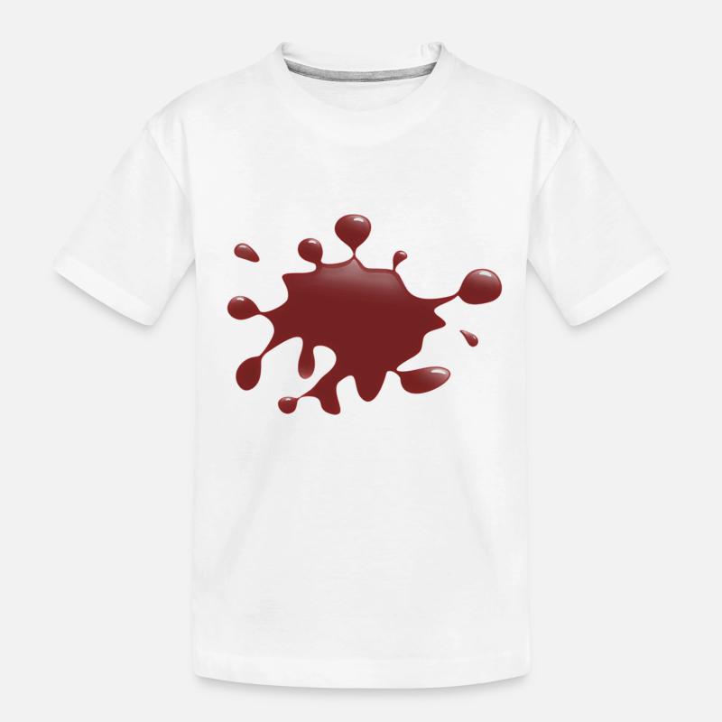 Splash - Kinder Premium Bio T-Shirt - Weiß