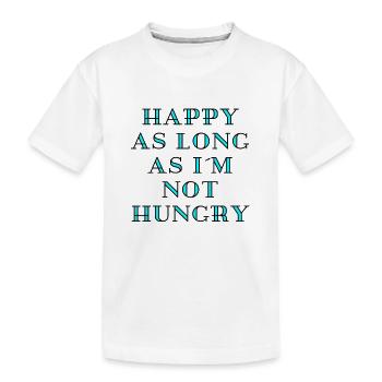 Affamé - T-shirt bio Premium Enfant - blanc - Devant
