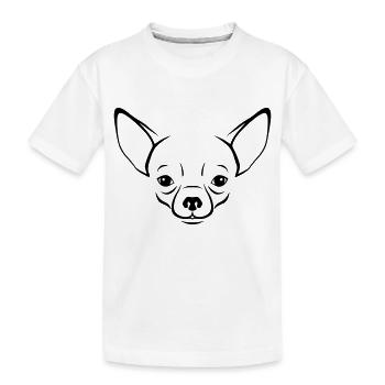 Chihuahua - T-shirt bio Premium Enfant - blanc - Devant