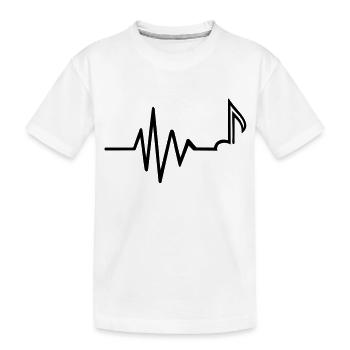 Frequenz - Kinder Premium Bio T-Shirt - Weiß - Vorne