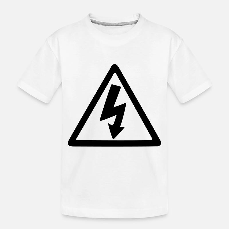électricité - T-shirt bio Premium Enfant - blanc