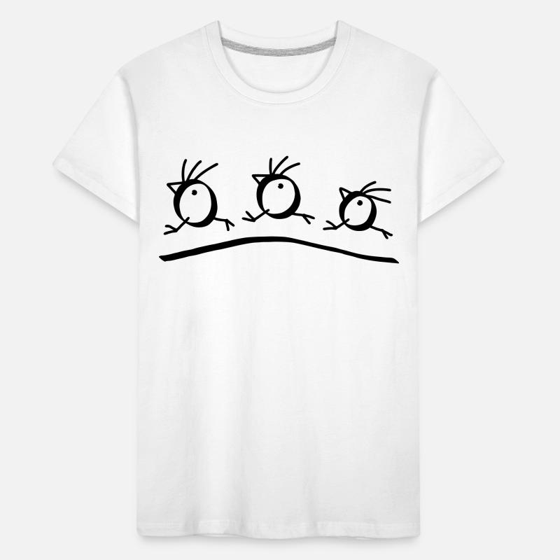 Exécutez 3 Oiseaux T-shirt bio Premium Enfant
