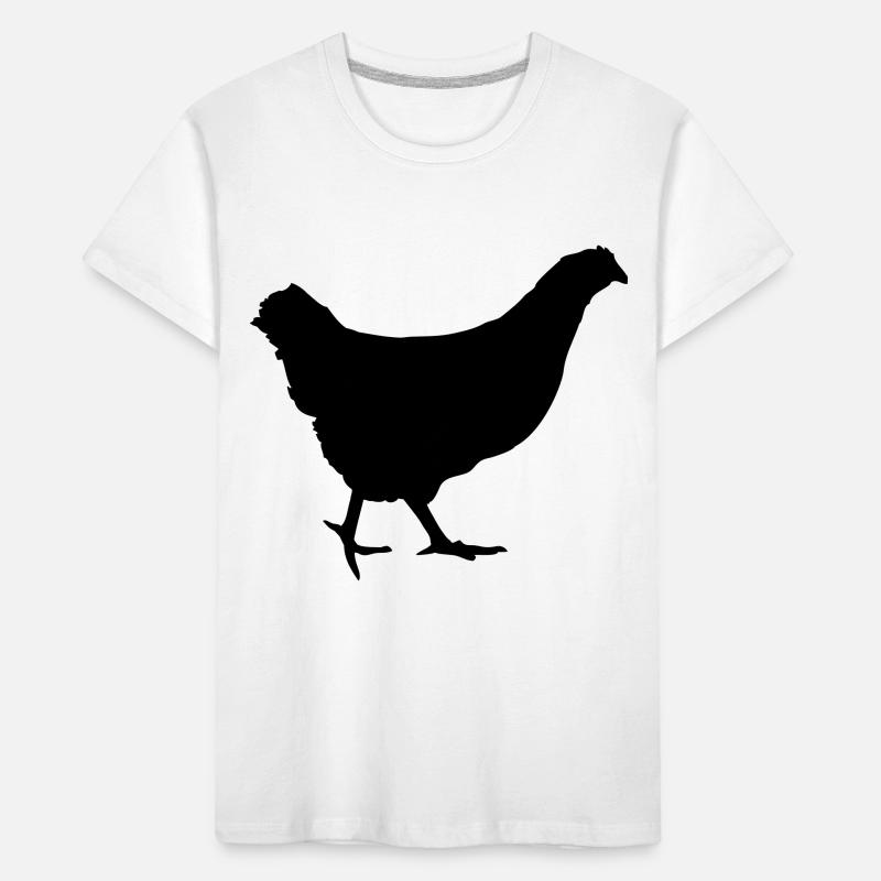 En cours d'exécution poule poulet T-shirt bio Premium Enfant