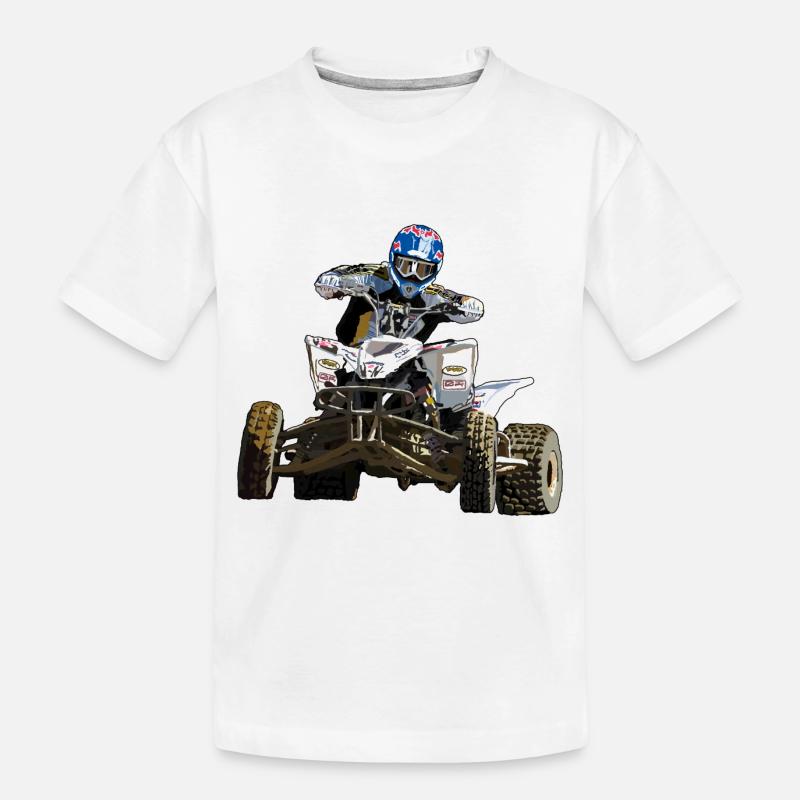 Quad - Kinder Premium Bio T-Shirt - Weiß