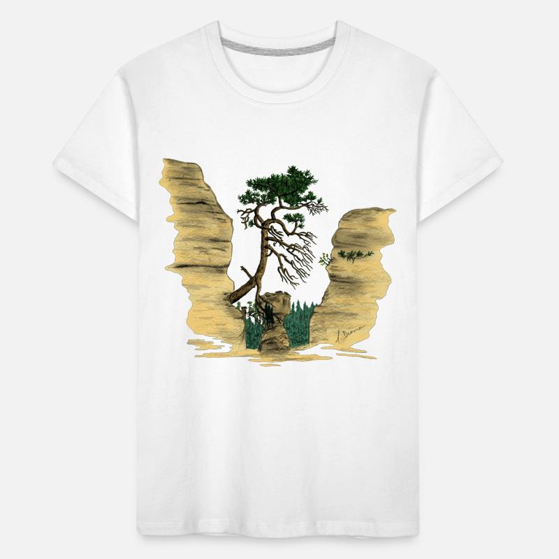 Montagnes de grès de l’Elbe T-shirt bio Premium Enfant