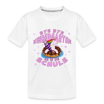 unicorn 3964925 Kopie 2 - Kinder Premium Bio T-Shirt - Weiß - Vorne