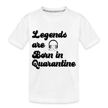 Schwangerschaft Babyparty Babyshower Boy Girl - Kinder Premium Bio T-Shirt - Weiß - Vorne